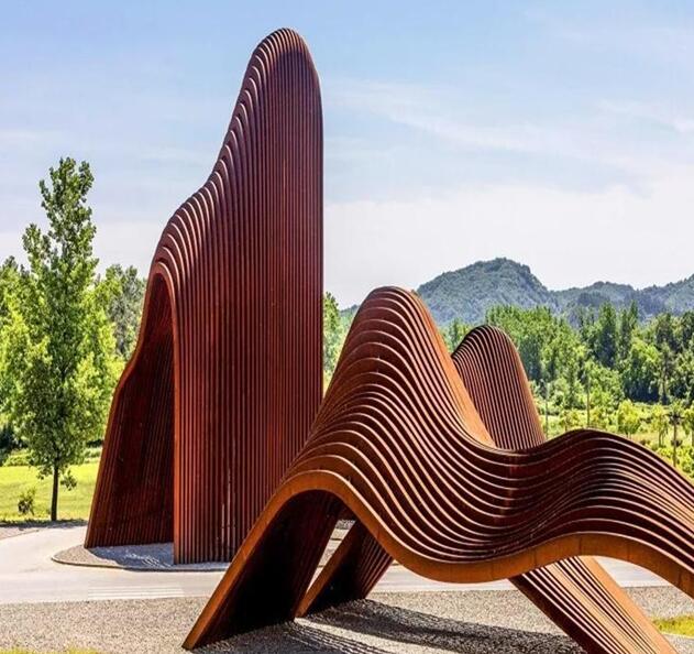 三河锈钢板造型